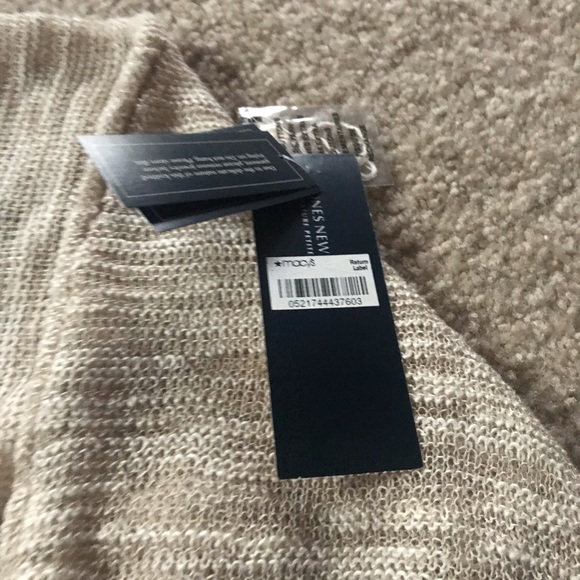 Top, Knitted BNWT Jones New York Beige - Picture 6 of 6